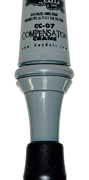 Haydel’s Game Calls CC07 Compensator Sandhill Crane Crane Species Single Reed Open Call Gray Plastic