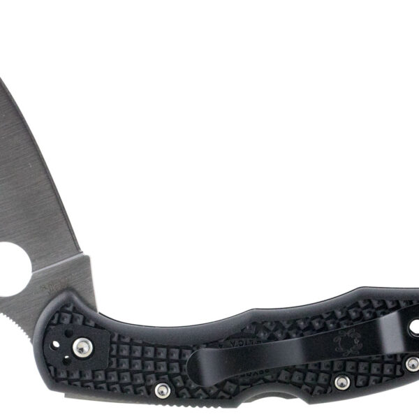 Spyderco C11FPBK Delica Folder 2.875″ VG-10 Flat Ground Plain Edge Fiberglass Reinforced Nylon Black
