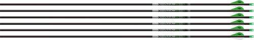 EASTON AXIS 5MM 300 W/ HALFOUT – 6-PACK W/ 2″ BLAZER VANES