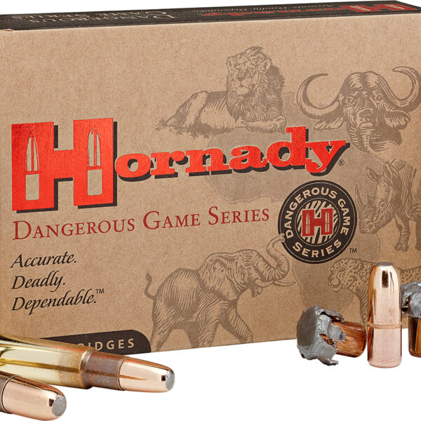 Hornady 82631 Dangerous Game 470NitroExpress 500gr DGX Bonded 20 Per Box/6 Case