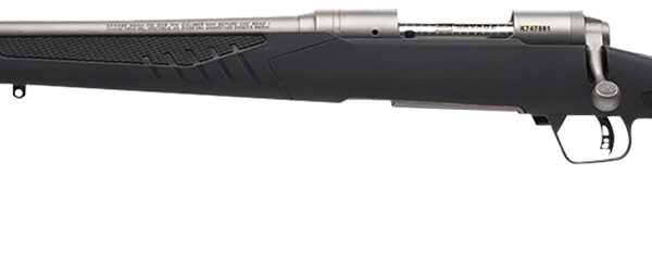 Savage Arms 57059 110 Storm Full Size 300 Win Mag 3+1 24″ Matte Button-Rifled Barrel, Matte Drilled & Tapped Stainless Steel Receiver, AccuStock Matte Gray Synthetic Stock, Left Hand