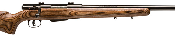 Savage Arms 18526 25 Lightweight Varminter 223 Rem 4+1 Cap 24″ Matte Black Rec/Barrel Natural Brown Laminate Right Hand (Full Size) with Detachable Box Magazine