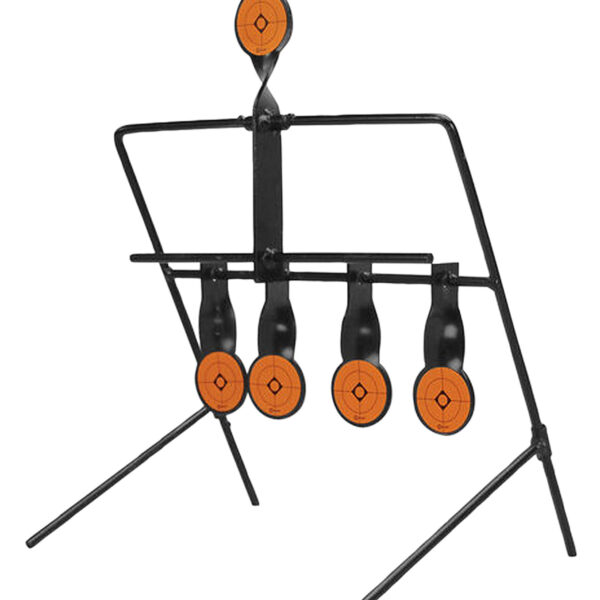 Caldwell 820585  Resetting Target Airgun AR500 Steel Black/Orange Impact Enhancement Motion 1.50″