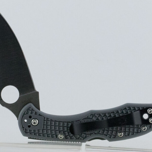 Spyderco C11FPGY Delica 4 Lightweight 2.88″ Folding Drop Point Plain VG-10 SS Blade Gray FRN Handle Includes Pocket Clip