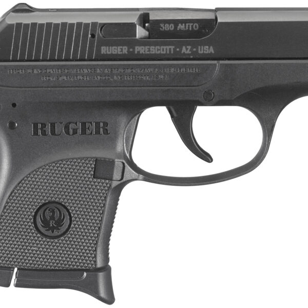 Ruger 3701 LCP  Standard Frame 380 ACP 6+1 2.75″ Black Steel Barrel, Black Oxide Serrated Alloy Steel Slide, Black Polymer Frame, Black Polymer Grip, Right Hand