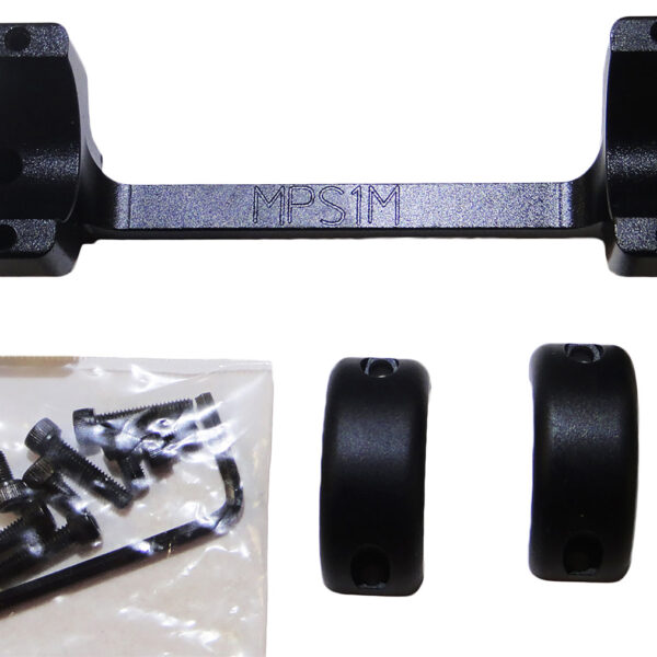 DNZ MPS1M Game Reaper-Mossberg Scope Mount/Ring Combo Matte Black 1″