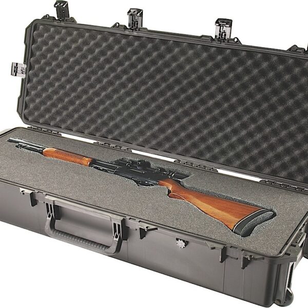 Pelican IM3220X0001 Storm Long Case 44″ Black HPX Resin 2 gun w/Wheels