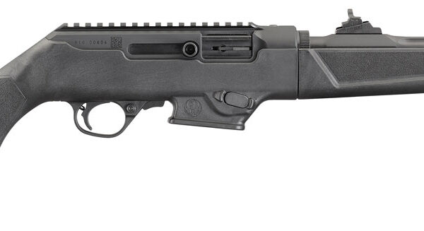 Ruger 19100 PC Carbine  9mm Luger 17+1 16.12″ Threaded/Fluted Barrel, Type III Hard Coat Anodized Aluminum Alloy Receiver, Synthetic Stock, Optics Ready