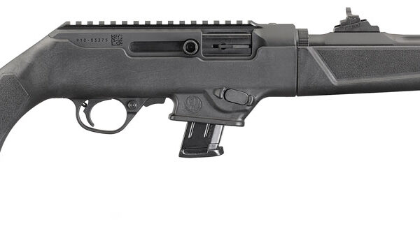 Ruger 19101 PC Carbine *NY/CA Compliant 9mm Luger 10+1 16.12″ Fluted Barrel, Type III Black Hard Coat Anodized Receiver, Synthetic Stock, Optics Ready