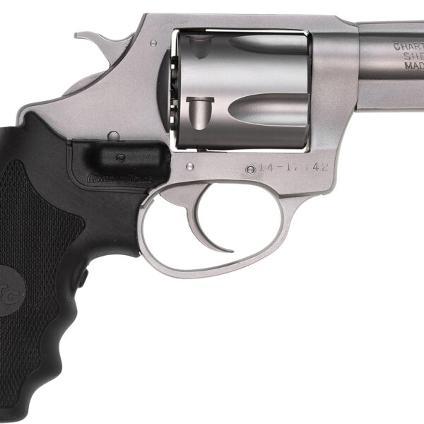 Charter Arms 74424 Bulldog  Large 44 Special, 5 Shot 2.50″ Matte Stainless Steel Barrel, Cylinder & Frame w/ Black Crimson Trace Laser Grip