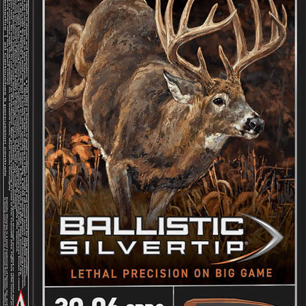 Winchester Ammo SBST3006B Ballistic Silvertip  30-06Springfield 180gr Rapid Controlled Expansion Polymer Tip 20 Per Box/10 Case