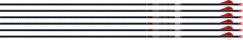 EASTON ARROW 5MM FMJ 340 W/ HO – 6-PACK W/ 2″ BLAZER VANES