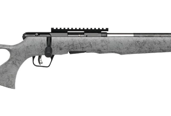SAVAGE ARMS B17 17HMR BL/GRY 18″ CARBON TB