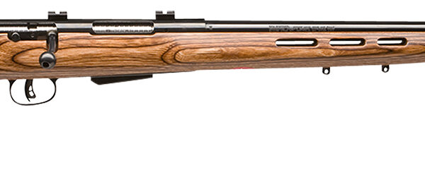 Savage Arms 19142 25 Lightweight Varminter-T Full Size 222 Rem 4+1 24″ Matte Black Heavy Barrel, Matte Black Carbon Steel Receiver Drilled & Tapped, Satin Brown Thumbhole Laminate Stock, Right Hand