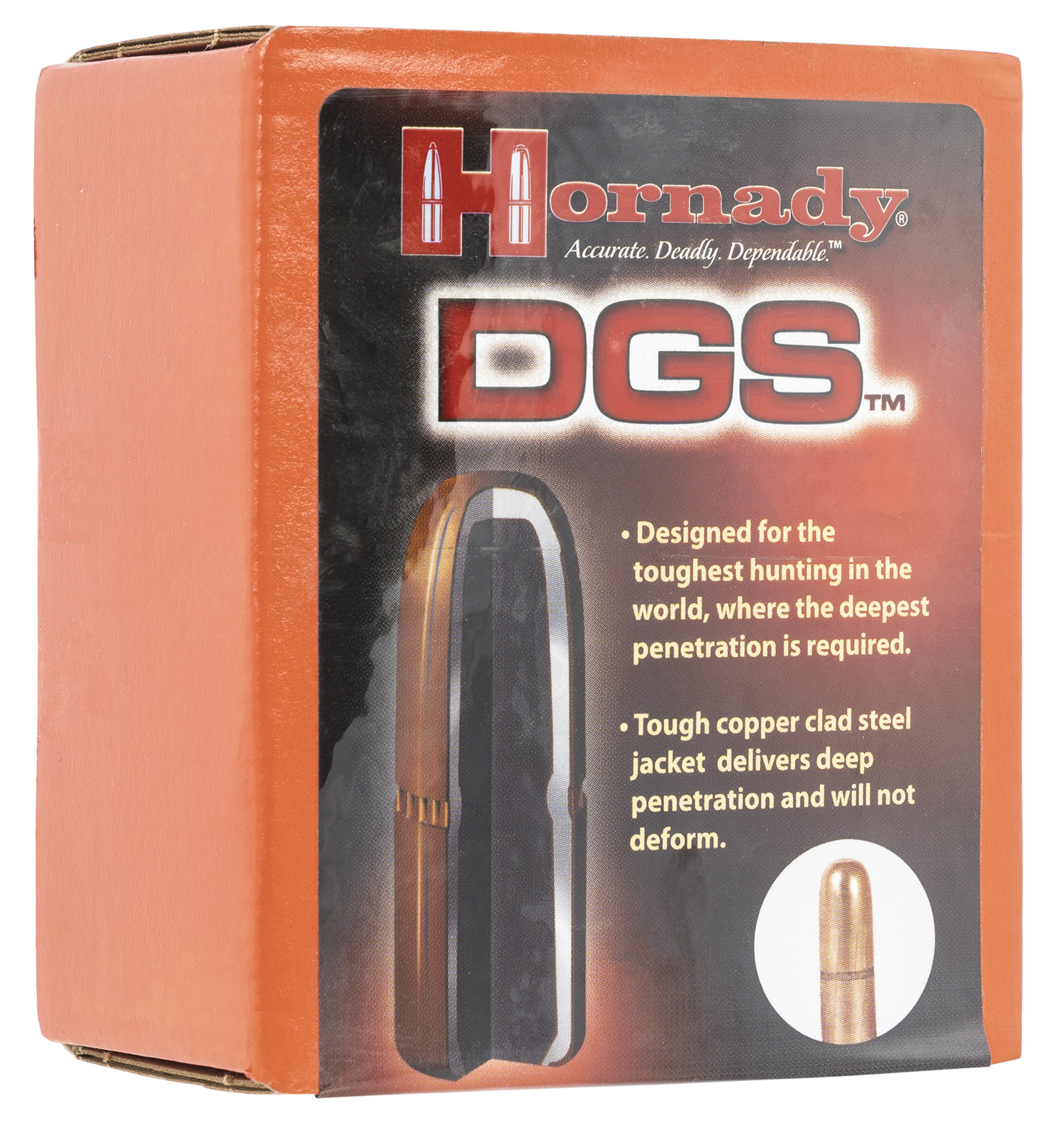 Hornady 5051 DGS 505 Cal .505 525 gr Dangerous Game Solid 50 Per Box/ 15 Case