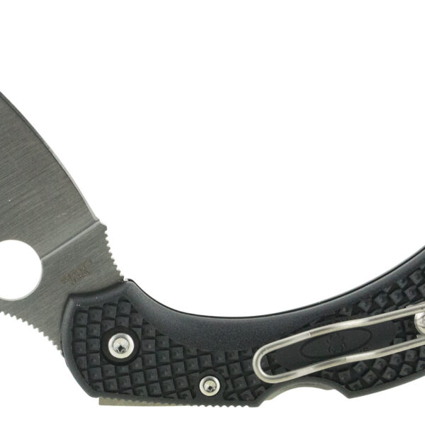 Spyderco C28PBK2 Dragonfly 2 2.25″ Folding Clip Point Plain VG-10 SS Blade Black FRN Handle Includes Pocket Clip