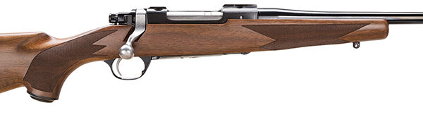 Ruger 37138 Hawkeye Compact Sports South Exclusive 243 Win 4+1 16.50″ Satin Blued Alloy Steel Barrel, Receiver w/Integral Scope Mount, American Walnut Fixed Stock, Right Hand