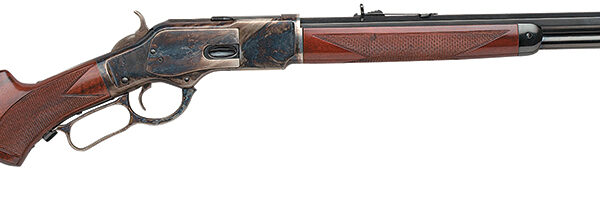 Taylors & Company 550181 1873 Taylor’s Trapper Lever Action 357 Mag Caliber with 10+1 Capacity, 18″ Blued Octagon Barrel, Color Case Hardened Metal Finish & Walnut Stock Right Hand (Full Size)