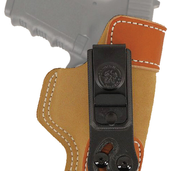 DeSantis Gunhide 106NA80Z0 Sof-Tuck IWB Tan Leather/Suede Belt Clip Fits Glock 17 Right Hand
