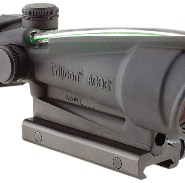 Trijicon 100144 ACOG Black Hardcoat Anodized 3.5x35mm Illuminated Green Chevron .308/7.62 BDC Reticle
