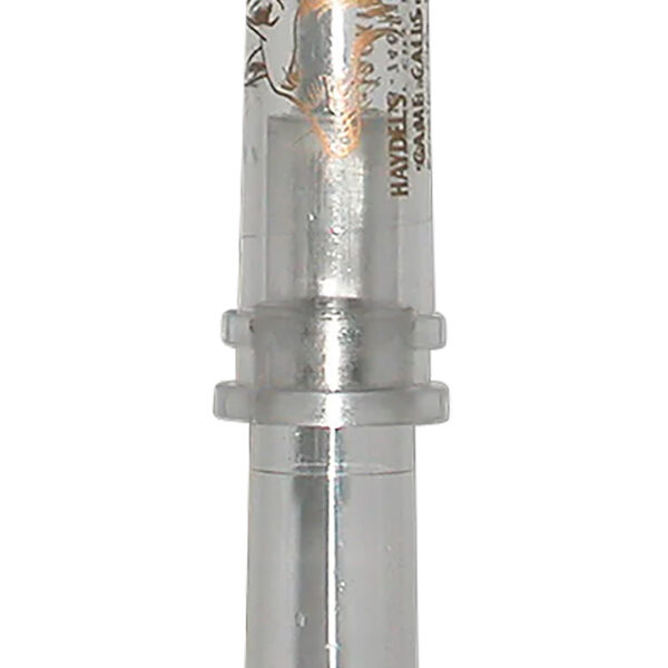Haydel’s Game Calls GHJ Government Hunter Baby Rabbit Open Call Double Reed Baby Cottontail/Jackrabbit Sounds Attracts Predators Clear Acrylic