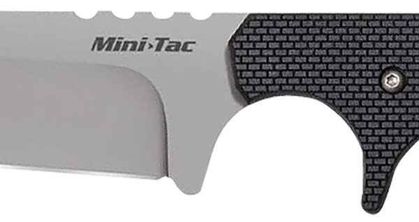 Cold Steel 49HTF Tac Mini 3.75″ Fixed Plain Tanto Japanese AUS-8A SS Blade/ Black Griv-Ex Handle