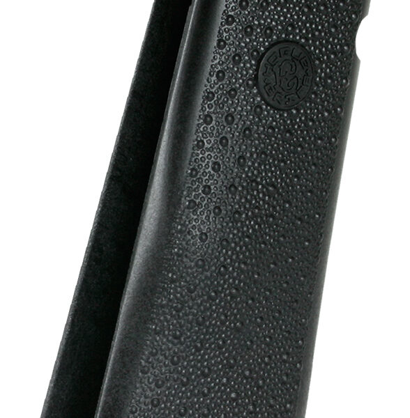 Hogue 45190 OverMolded Grip Panels Cobblestone Black Nylon with Palm Swells for 1911 Government