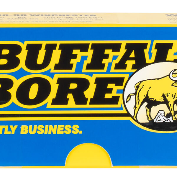 Buffalo Bore Ammunition 24L20 Outdoorsman Strictly Business 9mmLuger 147gr Hard Cast Flat Nose 20 Per Box/12 Case