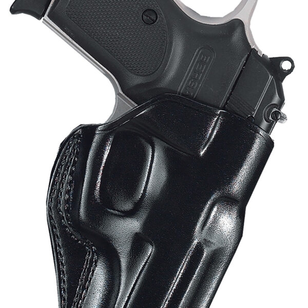 Galco SG652B Stinger  OWB Black Leather Belt Loop Fits S&W M&P Shield Fits S&W M&P Shield Plus Fits S&W M&P Shield 2.0 Right Hand