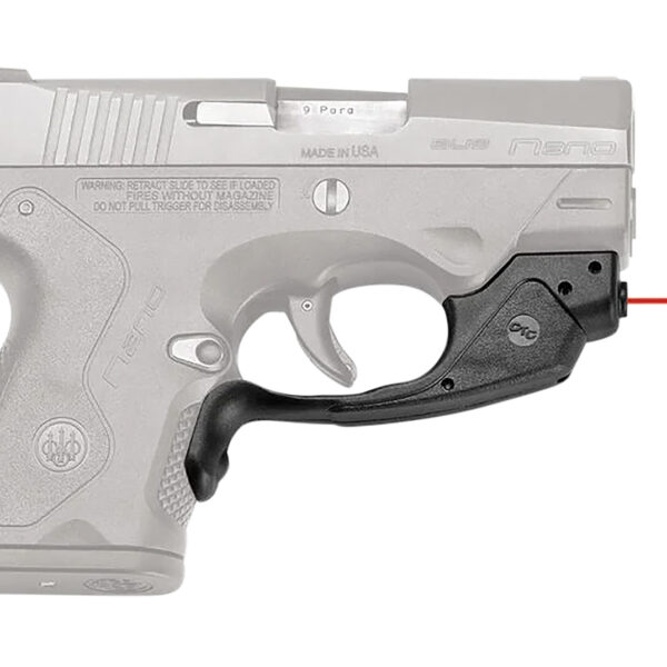 Crimson Trace 0137001 Laserguard Beretta Nano, Red Laser Black Polymer