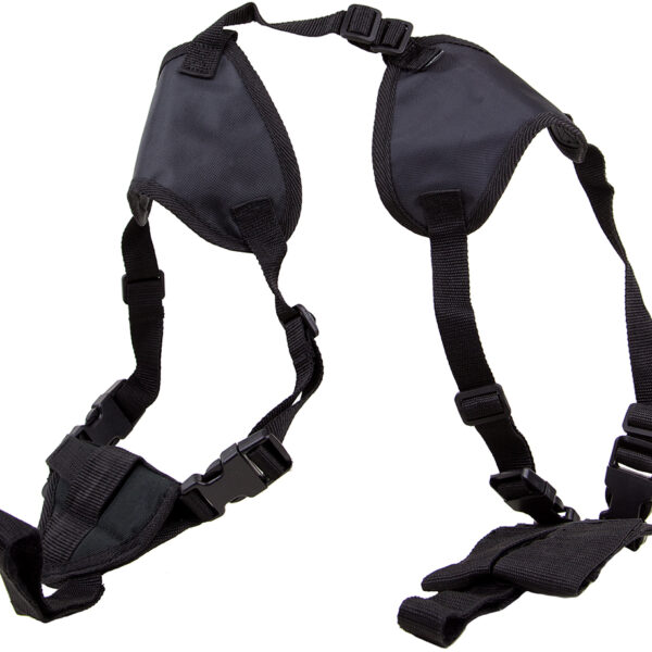 Bulldog WSHD20 Deluxe Shoulder Harness Black Nylon Harness Fits Ruger LCP/Glock 42/2-3″ Barrel Ambidextrous