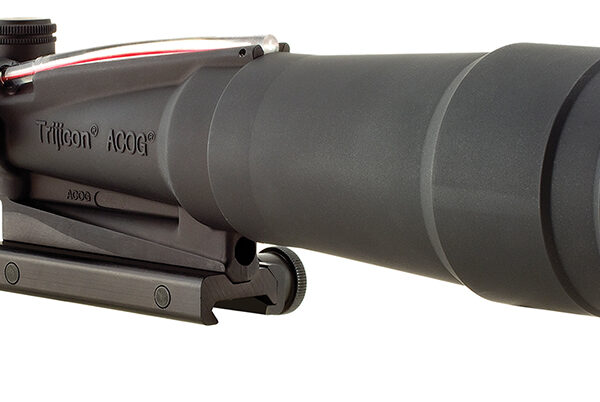 Trijicon 100173 ACOG Black Hardcoat Anodized 5.5x50mm Illuminated Red Chevron .223/5.56 BDC Reticle