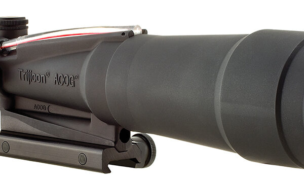 Trijicon 100175 ACOG Black Hardcoat Anodized 5.5x50mm Illuminated Red Chevron .308/7.62 BDC Reticle
