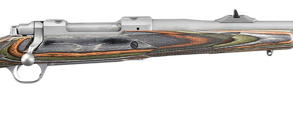 Ruger 47117 Hawkeye Guide Gun 338 Win Mag 3+1 20″ Matte Stainless Threaded Barrel, Matte Stainless Steel Receiver w/Integral Scope Mount, Green Mountain Adj LOP Laminate  Stock, Right Hand