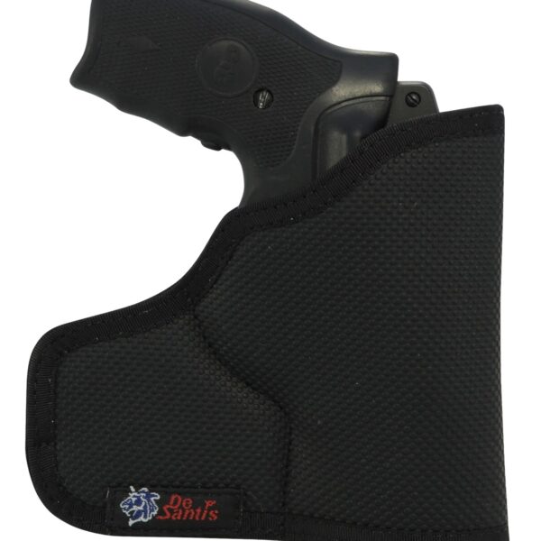 DeSantis Gunhide M33BJN3Z0 Nemesis Ammo Pocket Rubberized Fabric Fits S&W J Frame Fits 2″ Barrel Ambidextrous