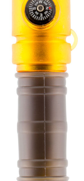 Primos 736 Power  Grunter Call Double Reed Mule Deer Sounds Attracts Blacktail/Mule Deer Features Built in Compass Black/Gold