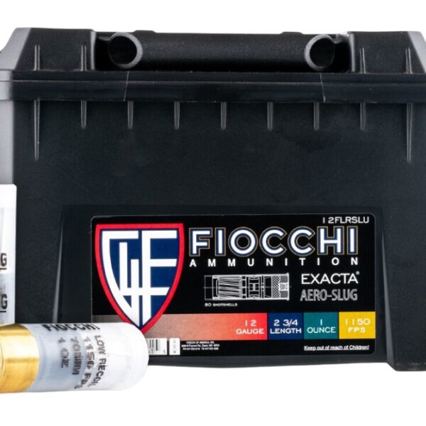 Fiocchi 12FLRSLU Aero Extrema 12Gauge 2.75″ 1oz RifledSlug Shot 10 Per Box/8 Case