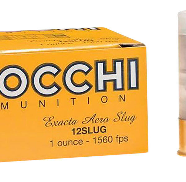 Fiocchi 12FSLUG Aero Extrema 12Gauge 2.75″ 1oz RifledSlug Shot 10 Per Box/8 Case