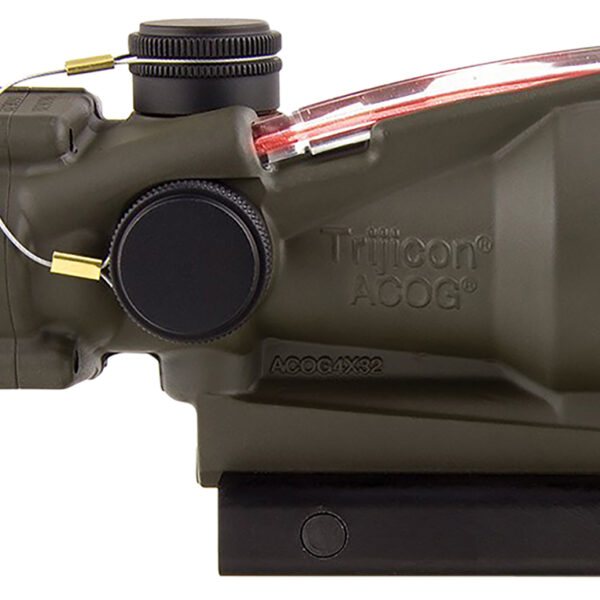 Trijicon 100309 ACOG OD Green 4x32mm Illuminated Red Chevron .223/5.56 BDC Reticle