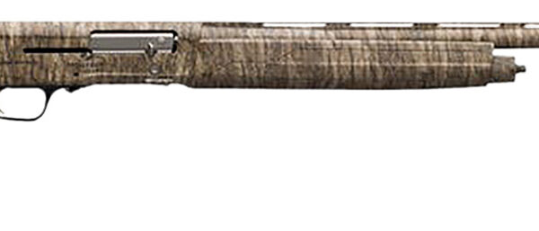 Browning 0118282005 A5  12 Gauge 26″ Barrel 3.5″ 4+1, Full Coverage Mossy Oak Bottomland, Textured Synthetic Stock With Closed Radius Pistol Grip