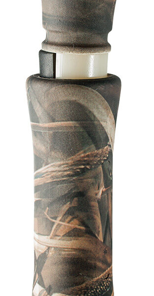 Duck Commander DC2006 Camo Max  Open Call Double Reed Mallard Hen Sounds Attracts Ducks Realtree Max-4 Plastic