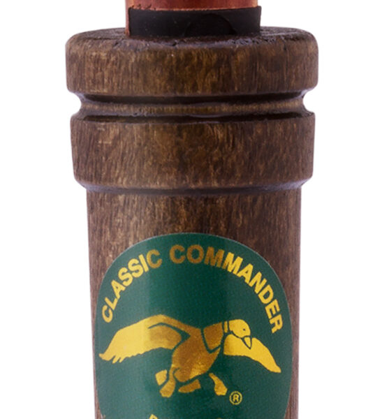 Duck Commander DC200 Classic Commander Open Call Double Reed, Mallard Hen Attracts Ducks, Natural Wood