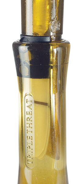 Duck Commander DC2011 Triple Threat  Open Call Triple Reed Mallard Hen Sounds Attracts Ducks Yellow Polycarbonate