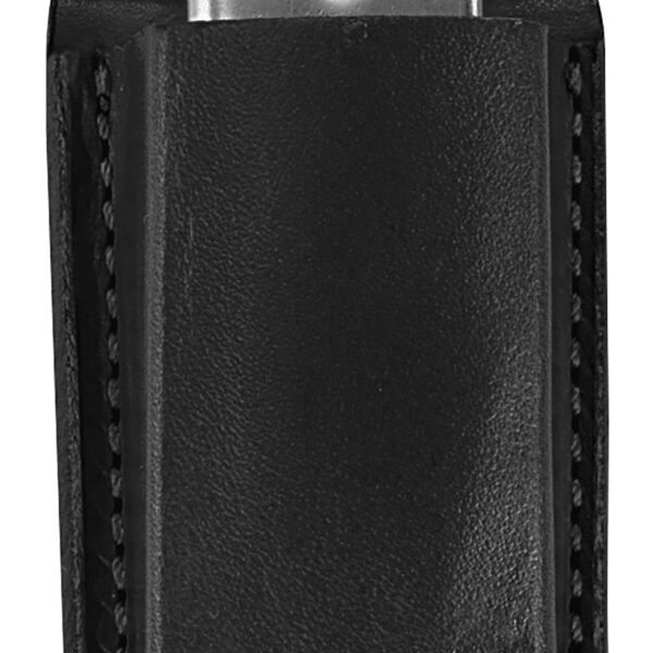 Bianchi 18056 Open Top Mag Pouch Single Black Leather Belt Clip, Belts 1.75″ Wide Compatible w/Glock 17/19/22/23/30/S&W 9/40F/M&P 9/40