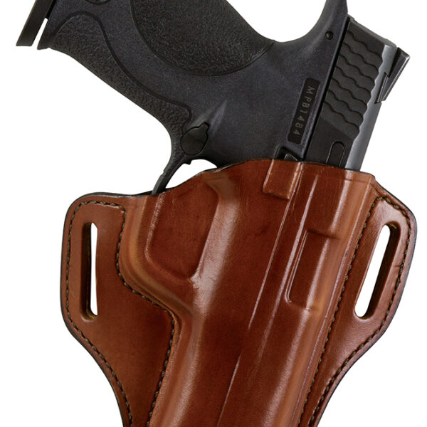 Bianchi 25052 57 Remedy OWB Size 01 Tan Leather Belt Slide Fits S&W J Frame Fits S&W 36 Fits S&W 640 Right Hand