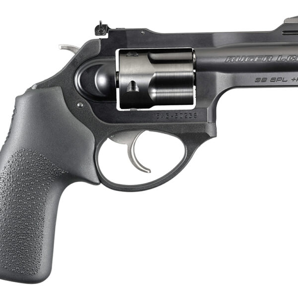 Ruger 5431 LCRx  Small Frame 38 Special +P 5rd 3″ Matte Black Steel Barrel, Black PVD Cylinder, Matte Black Aluminum Frame, Hogue Tamer Monogrip, Transfer Bar Safety, Exposed Hammer