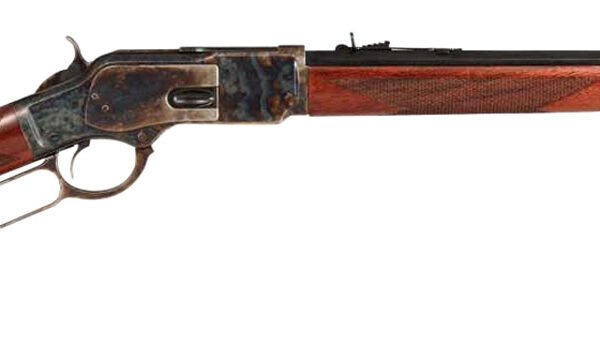 Taylors & Company 550220COM 1873 Comanchero Uberti Full Size 38 Special/357 Mag 10+1 20″ Blued Octagon Barrel, Color Case Hardened Steel Receiver, Checkered Walnut Fixed Stock, Right Hand