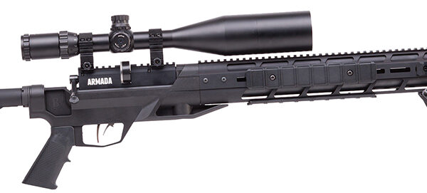 Benjamin BTAP22SX Tactical Armada  PCP 22 Pellet 10+1 Shot Black Black Receiver Black M4 Telescopic Stock Scope 4-16x50mm AO