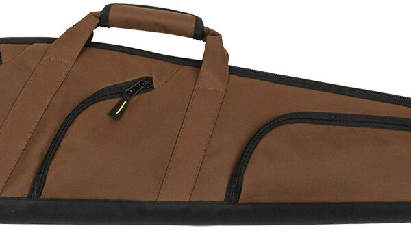 Allen 99452 Daytona Shotgun Case 52″ Mocha Brown Endura w/ Black Trim Adjustable Sling, 4 Pockets & Easy Clean Lining