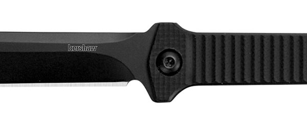 Kershaw 4008X Dune  3.80″ Fixed American Tanto Plain Black Oxide 3Cr13MoV SS Blade Black Glass-Filled Nylon Handle Includes Lanyard/Sheath